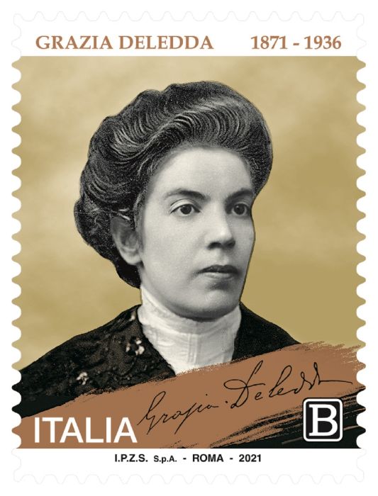 Francobollo Deledda